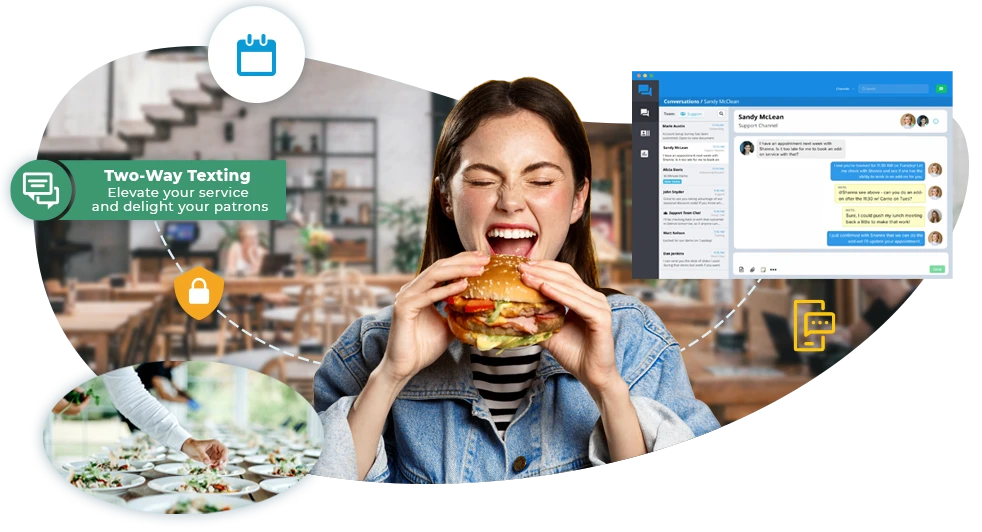 Captivated allows you to instantly connect and respond with your patrons instantly on the channel they prefer.