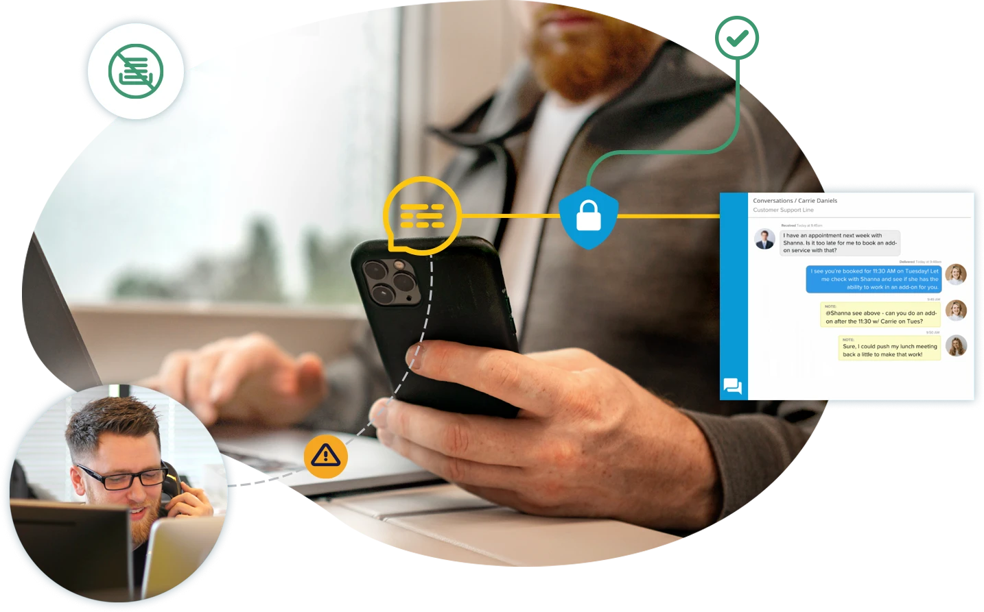 We build the follow-up sequence your team keeps meaning to send — triggers, timing, messages, response handling, and cancellation logic. Tested with you before it goes live.