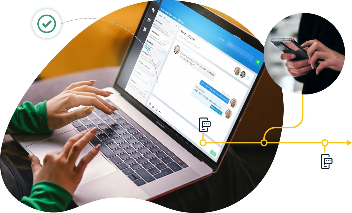 Captivated builds the follow-up sequence your team keeps meaning to send — triggers, timing, messages, response handling, and cancellation logic. Tested with you before it goes live.