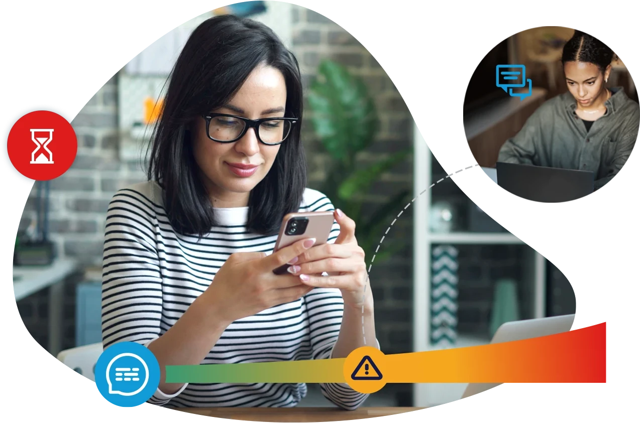 We build escalation workflows that watch the clock for you — when a conversation goes unanswered past your threshold, it escalates automatically to someone who will handle it.