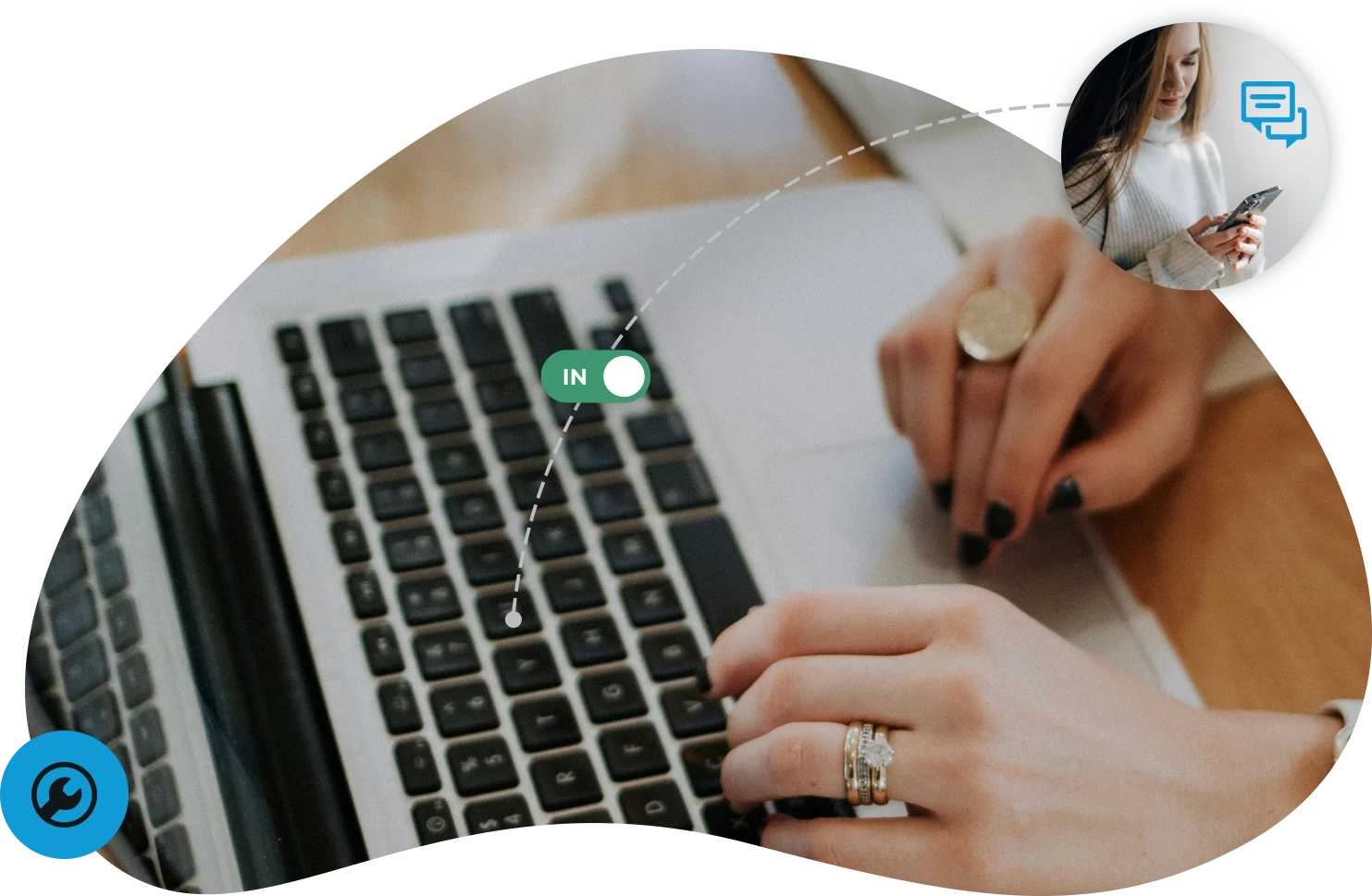 Contact exchange requests that send your card and collect theirs, with an opt-in.